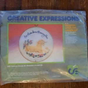 Creative Expressions - Unicorn Dream Crewel Kit